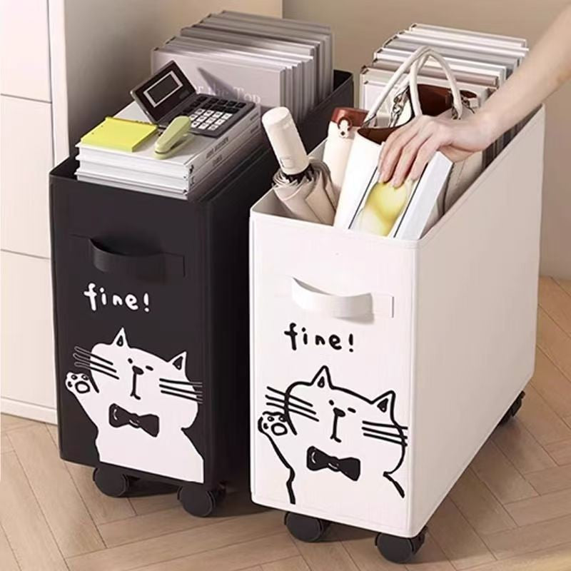 Rolling Oxford Fabric Storage Bin (set of 2)